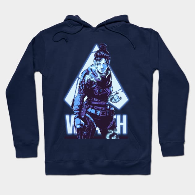 Wraith Apex Legends Limit Color Pop Art Hoodie by Creativedy Stuff